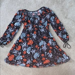 Ecote floral long sleeved dress